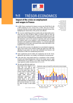 Impact of the crisis on employment and wages in France