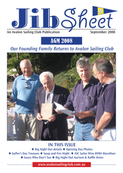 2008 September - Avalon Sailing Club