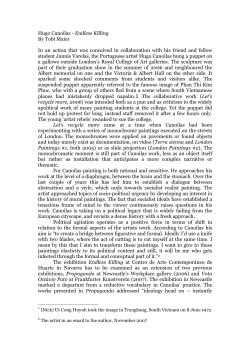 Hugo Canoilas, Endless Killing, Huarte, Spain, 2008