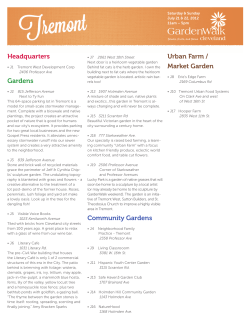 Headquarters Gardens Community Gardens Urban Farm / Market