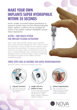 make your own implants super hydrophilic within 30