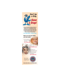 CWCB Kids Bookmark - Colorado Water Conservation Board