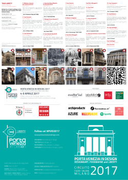 mappa2017 - Porta Venezia in Design