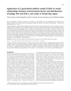 Application of a generalized additive model (GAM) to reveal