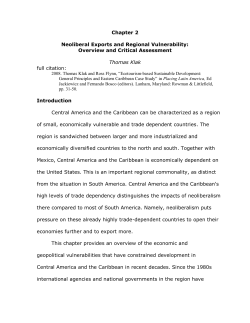 Neoliberal Export Sectors