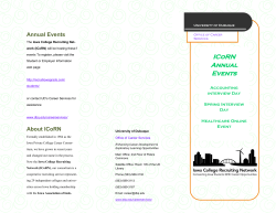 ICoRN Annual Events - University of Dubuque