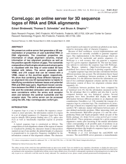 CorreLogo: an online server for 3D sequence logos of RNA and