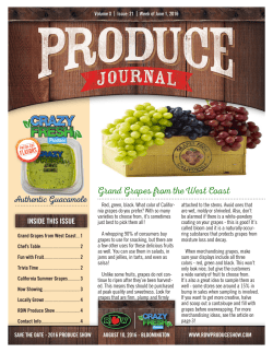 Grand Grapes from the West Coast
