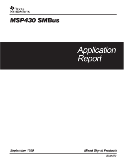 SLAA073 - Texas Instruments