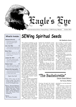 SEWing Spiritual Seeds - Dalat International School