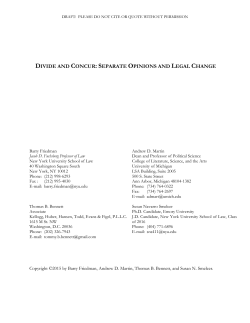 divide and concur: separate opinions and legal