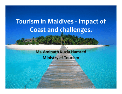Tourism in Maldives - Impact of Coast and challenges Coast and