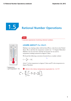 1.5 Rational Number Operations.notebook