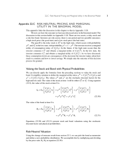 Risk-Neutral Pricing and Marginal Utility in the Binomial Model