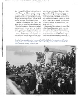 first through Ellis Island lest they be sent back. Those who did