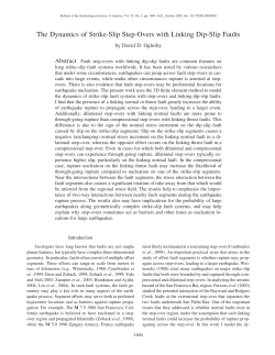 The Dynamics of Strike-Slip Step-Overs with Linking Dip