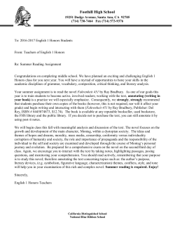 Foothill High School