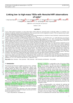 Linking low-to high-mass YSOs with Herschel