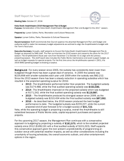 Staff Report Printout - Town of Cary, North Carolina