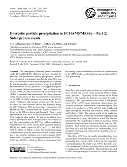 Energetic particle precipitation in ECHAM5/MESSy