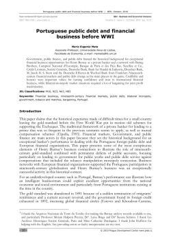 Portuguese public debt and financial business