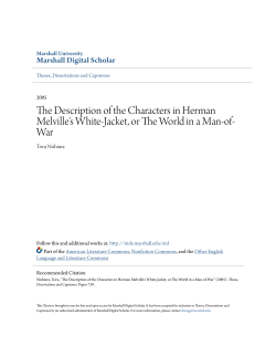 The Description of the Characters in Herman Melville`s White