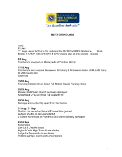 The Post War Auxiliary Fire Service in Liverpool