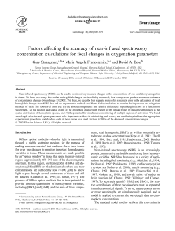 Factors affecting the accuracy of near