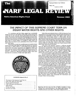 THE IMPACT OF THIS SUPREME COURT TERM ON INDIAN