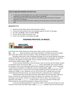 business protocol in brazil - LINK e