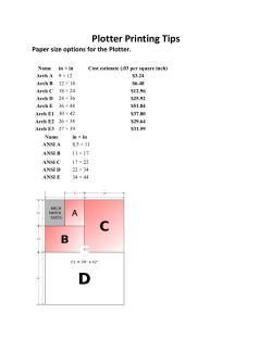 Plotter Printing Tips