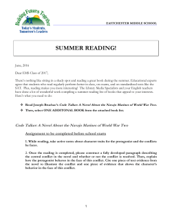 summer reading! - Eastchester Middle School