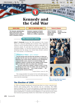 Kennedy and the Cold War