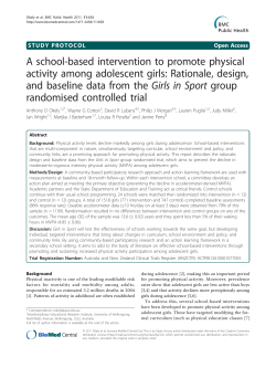 A school-based intervention to promote physical activity among