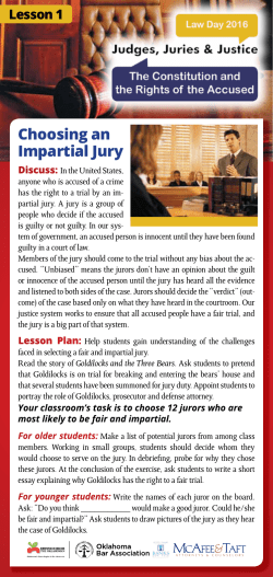 Choosing an Impartial Jury