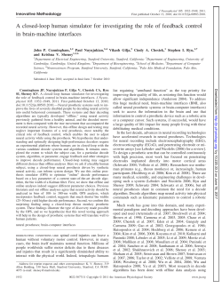 A closed-loop human simulator for investigating the role of feedback