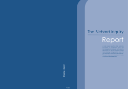 The Bichard Inquiry - Report - Digital Education Resource Archive