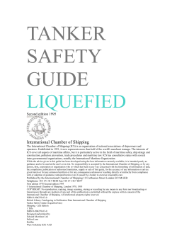 TANKER SAFETY GUIDE