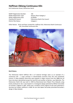 Hoffman Oblong Continuous Kiln