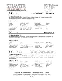 18 OZ. VINYL COATED POLYESTER (VCP)