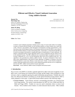 Efficient and Effective Visual Codebook Generation Using Additive