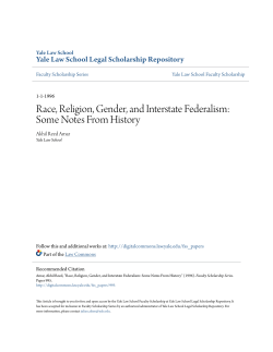Race, Religion, Gender, and Interstate Federalism