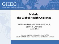 Malaria The Global Health Challenge