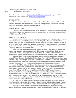 John, Hurst (1911-1979), Papers, 1946-1979, (C3850)