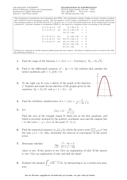1. Find the range of the function x r f(x) = x