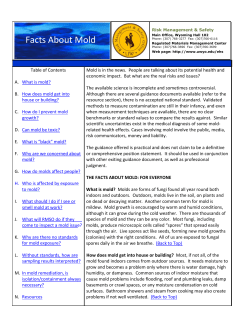 Facts About Mold