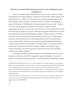 Delivering Public Assistance: What Does It Mean to Follow the Law?