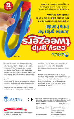 Easy Grip Tweezers - Learning Resources