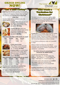order online - Queen Victoria Market