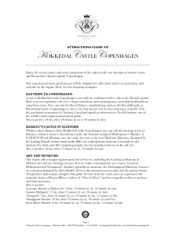 Things to do - Kokkedal Slot Copenhagen